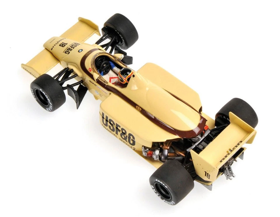 Minichamps Arrows BMW A8 #18 British GP 1986 - Thierry Boutsen 1/43 Scale - Image 3 of 3
