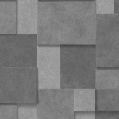 Edles Dekor Vymura Metallic Fliesen Ziegel Anthrazit Tapete Modern Modern