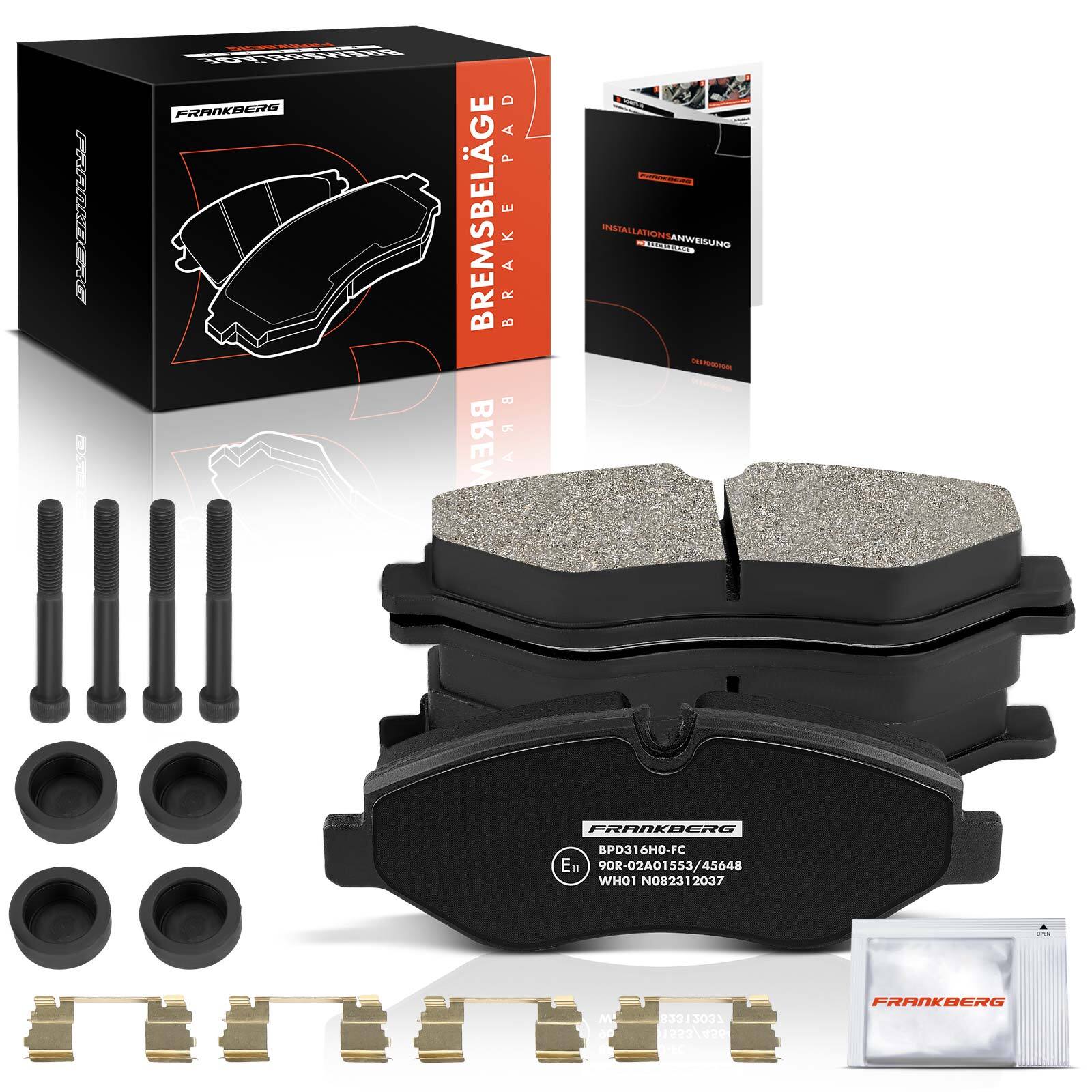 Frankberg Front Brake Pads Set for Mercedes-Benz Sprinter 3 5-t Vito Vito/Mixto