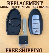 Replacement Key Remote Fob Case Shell For 07-12 Nissan Altima Maxima Murano
