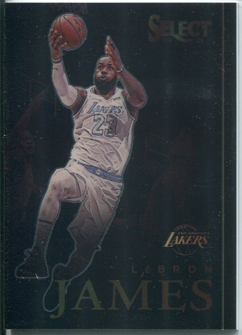 LeBron James 2020-21 Panini Select Artistic Selections Case Hit SP LA Lakers