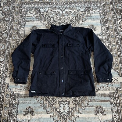 Rip N Dip Heaven And Hell Jacket Angel Cats Large-Print Black