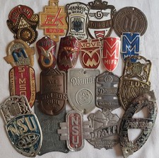 AUSWÄHLEN aus Steuerkopfschild Fahrrad Emblem alt Typenschild