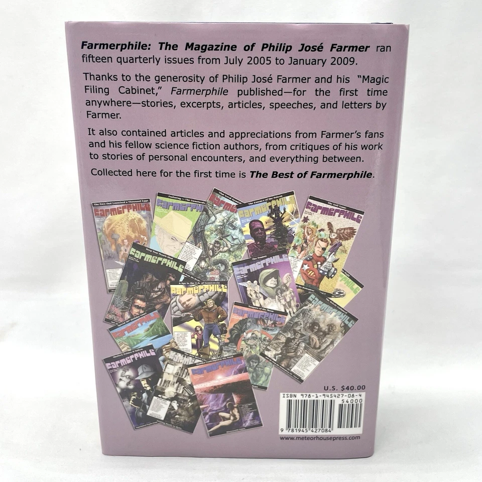SIGNED The Best of Farmerphile Magazine of Phillip Jose Farmer Hardcover 2017 - Image 2 of 4