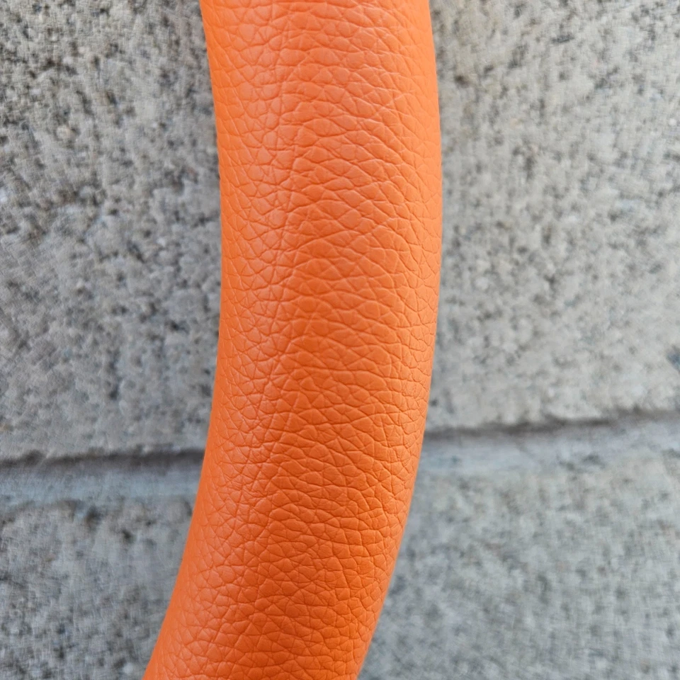 Bocina de volante de 14" naranja Billet media envoltura Chevy Muscle C10 Ford Rod Foto 3 de 4