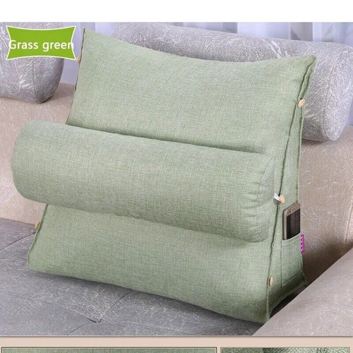 Bettlehne Lesekissen Keilabsatz Rückenlehne Lounge Sofa Kissen Sitzbettkissen - Bild 25 von 34