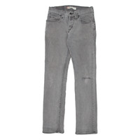 LEVI'S 511 Jeans Distressed Mens Grey Slim Straight W28 L32