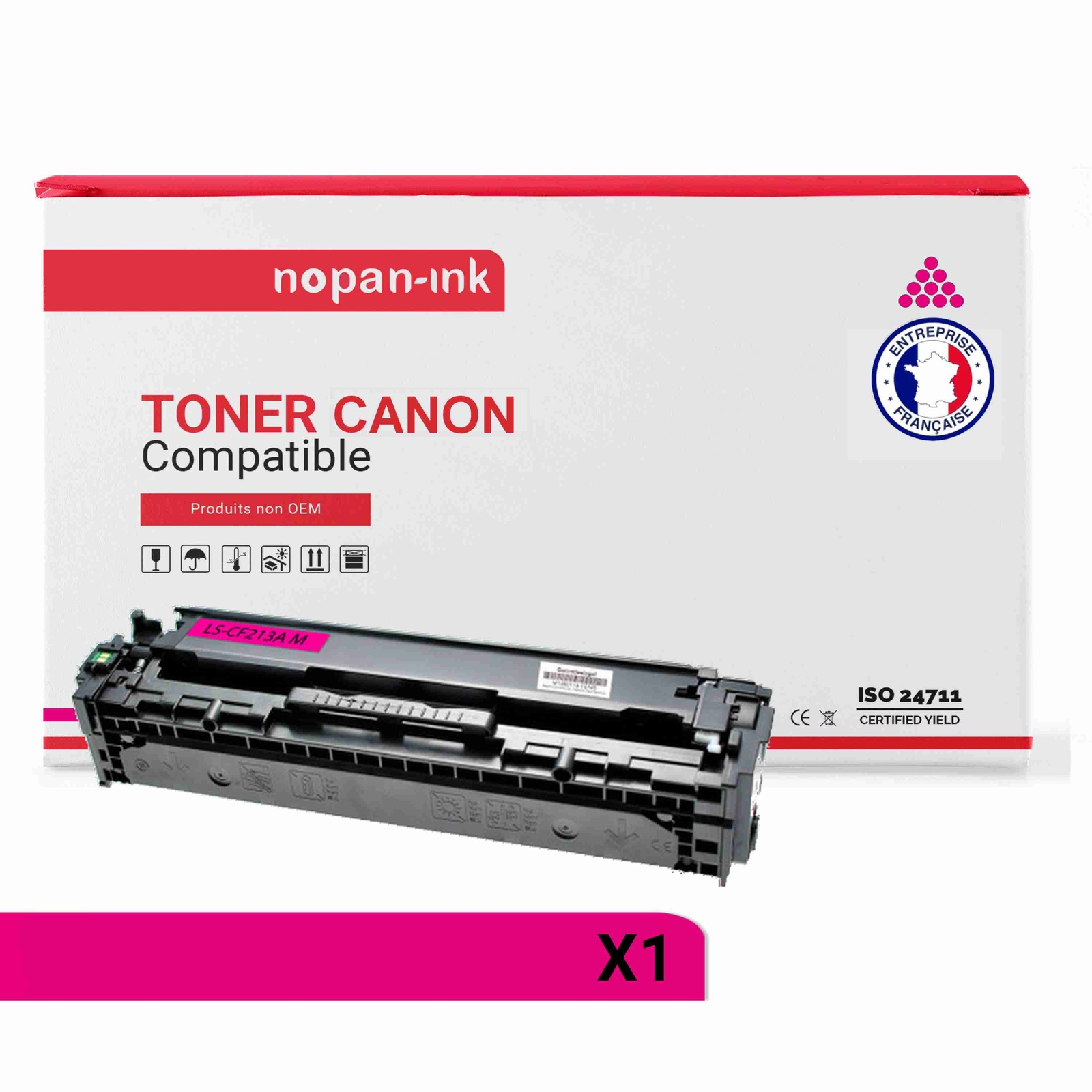 Toner EP731M pour remplacer la cartouche CF213A magenta sans perte de netteté