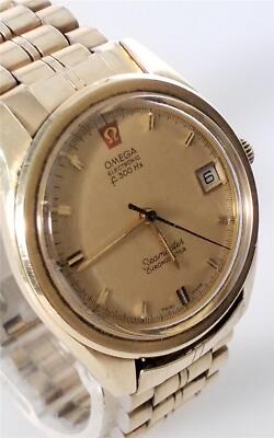 Vintage Gold Omega Seamaster f300Hz Electronic Chronometer Men's
