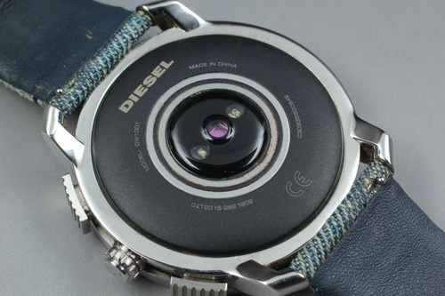 【Exc+5】 Diesel On Touchscreen Steel Leather Smartwatch, Denim Blue from Japan - Picture 10 of 10