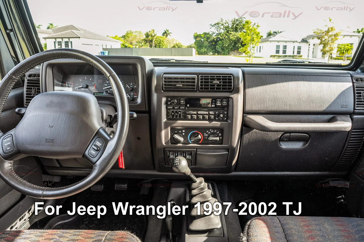 For 1997-2002 Jeep TJ Wrangler Android 13 Carplay Car Stereo Radio