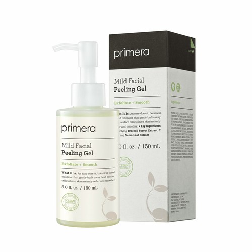 Primera Mild Facial Peeling Gel 150ml-Gently exfoliating dry, dull skin/Broccoli - Picture 3 of 11