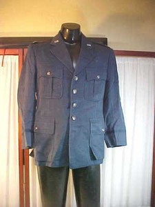 blue military jacket