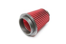 Kegel Luftfilter rund-konisch Offen Sport rot 60-90mm universell Länge 130mm