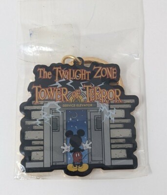 Disney Metal The Twilight Zone Tower of Terror Elevator Mickey Key Chain 2000