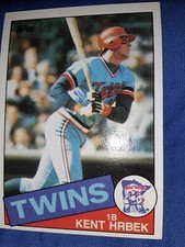 1985 Topps Minnesota Twins Baseball Card #510 Kent Hrbek MVP HOF MLB