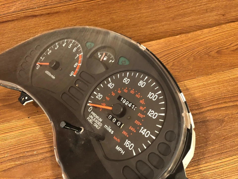91-1999 MITSUBISHI 3000GT DODGE STEALTH CLUSTER SPEEDOMETER INSTRUMENT GAUGE OEM - Image 3 of 4