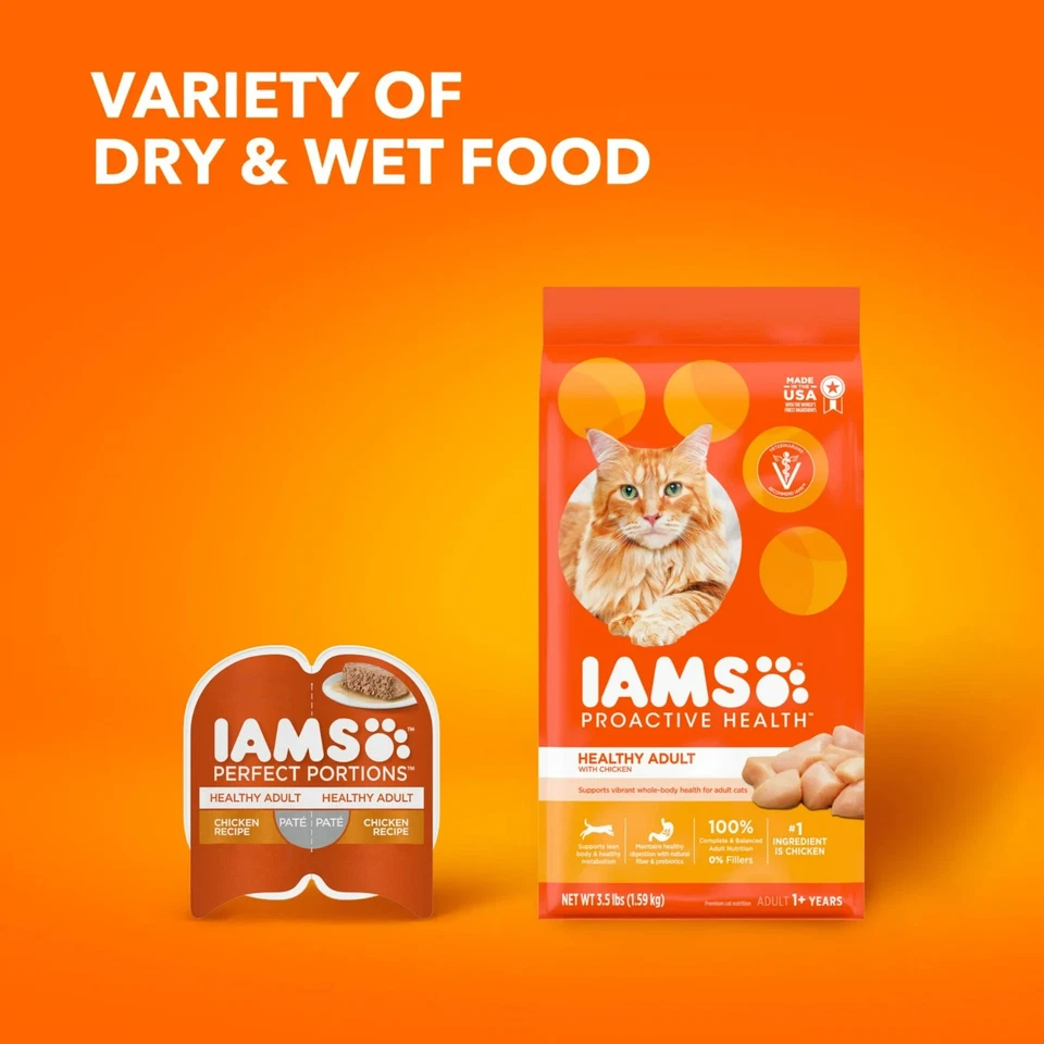 Comida seca para gatos Iams Proactive Health pollo, bolsa de 22 libras [SIN CARGO] Foto 4 de 4