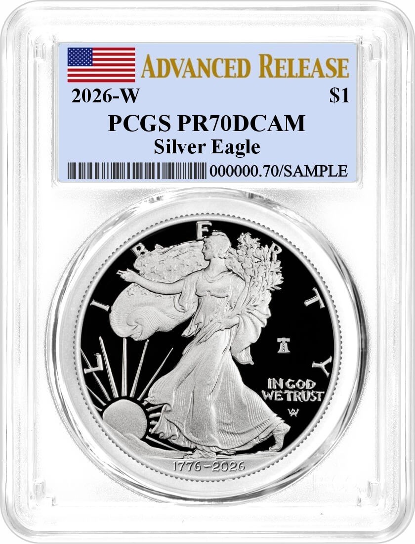 1776-2026 W $1 250th Anniv Liberty Bell Privy Proof Silver Eagle
