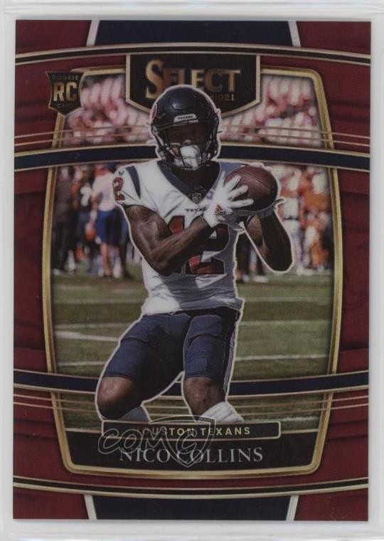 2021 Panini Select Concourse Maroon Prizm 60/149 Nico Collins #69 vn4