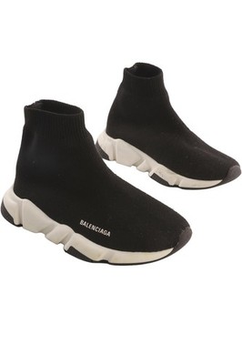 Balenciaga SCHWARZE KINDER MÄDCHEN SNEAKER EU 25-26 UK 8-8,5 US 9-9,5