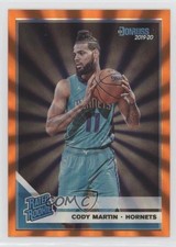 2019-20 Panini Donruss Rated Rookie Holo Orange Laser Cody Martin #233 00e8