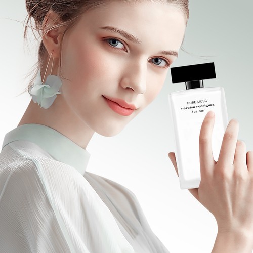 Narciso Rodriguez For Her Pure Musc Eau de Parfum 3.3oz EDP Spray - Picture 4 of 8