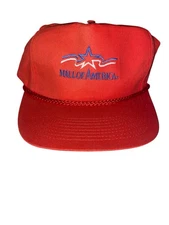 Vtg Mall Of American Red SnapBack Hat Y2K