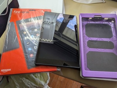 Amazon Fire HD 10 (7th Generation) 64GB 10.Inch Tablet Bundle- Black