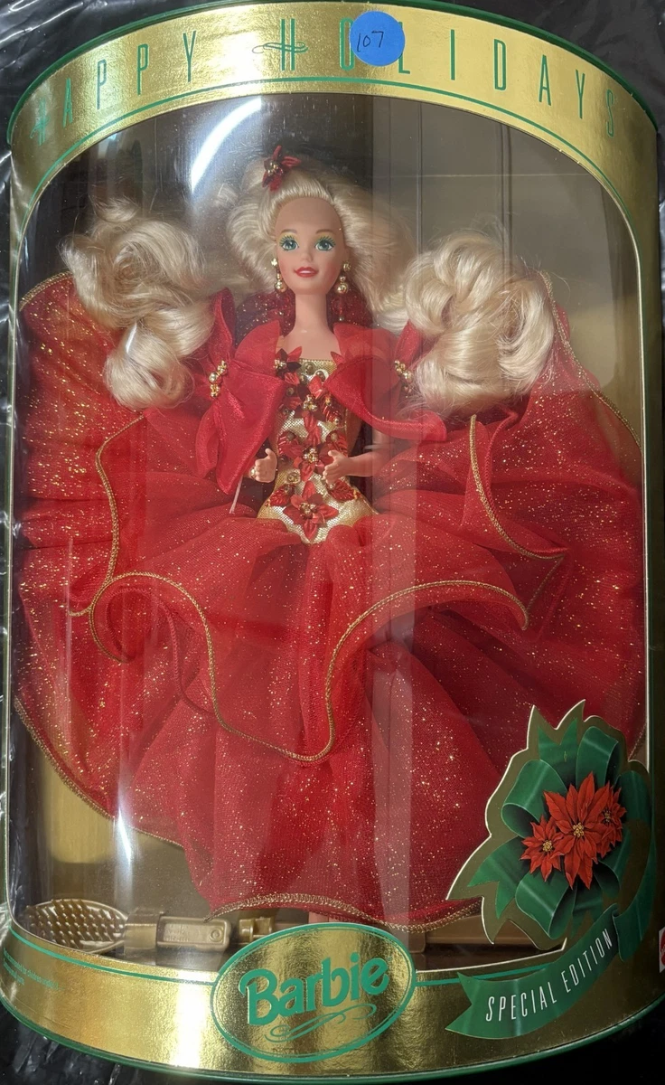 Mattel Holiday Barbie 1993 Year Manufactured Barbie Dolls & Doll