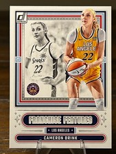 2025 Panini Donruss WNBA #2 Cameron Brink Franchise Features Los Angeles Sparks