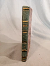 Antique 1839 German Lord Byron's Complete Works PoetryBook 3rd Volume
