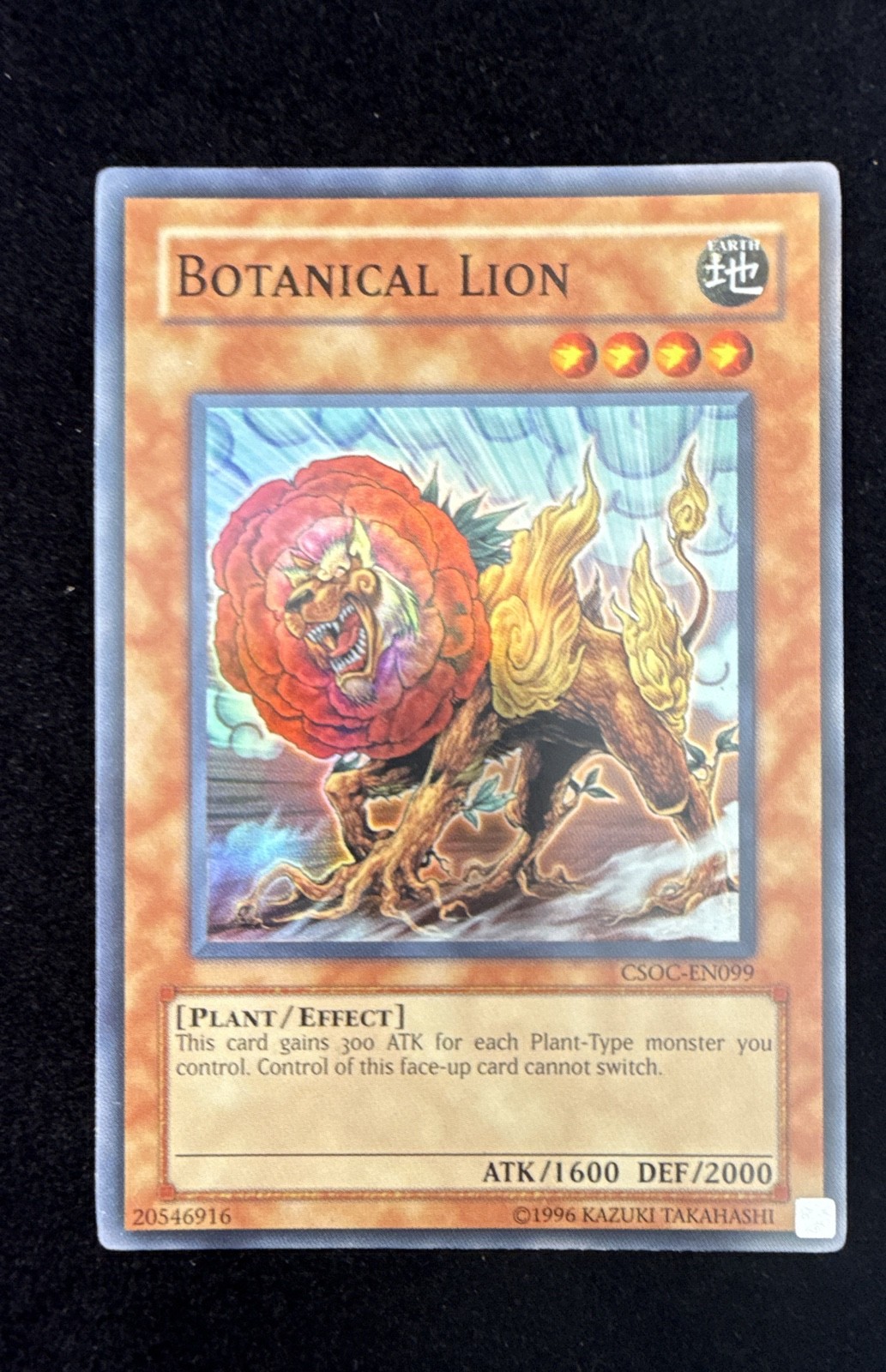 Botanical Lion CSOC-EN099 YuGiOh Crossroads of Chaos trading card — raw and PSA graded price guide