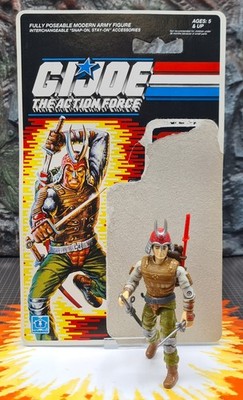 Vintage GI Joe Action Force Budo v1 Figur 1988 Original Komplett Hasbro