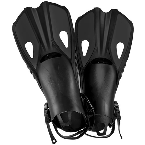 Pinne Snorkeling Nuoto Corto Subacqueo Rana Scarpe Anatra Web Regolabile Silicone Viaggio