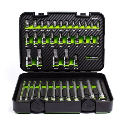 GripEdge | MTS39S 39-PC RPT  Master Triple Square Socket Set