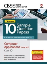 CBSE Board Exam 2023 I-Succeed 10 Sample Question Papers Computer Applications (