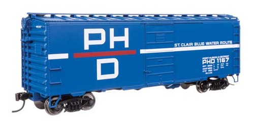 Walthers Mainline 910-45516 H0 Maßstab 40' PS-1 Kastenwagen RTR PH&D #1167 | Zustand: Neu