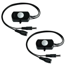 2 Pack PIR Motion Activated Sensor Switch,DC 12V~30V 3A Occupancy Sensor Swit...