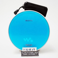 SONY CD Walkman Portable CD Player D-NE730 Operation Confirmed Blue Japan Used