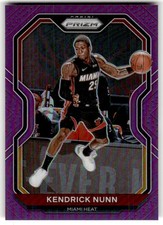 2020-21 Panini Prizm Kendrick Nunn Purple Prizms #/99 #213