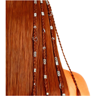Braid Accessories Hair Extension Rings Iron Construction Open Jump Ring ...