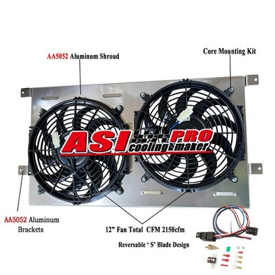 Aluminum Shroud Fan Relay FOR 94-95 CHEVROLET S10 BLAZER/GMC SONOMA JIMMY 4.3L