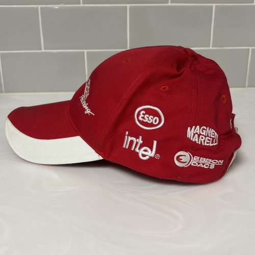 Vintage Panasonic Toyota Racing Cap Red 00s Race Form… - Gem
