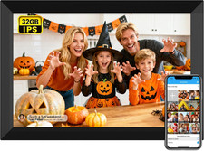 10.1-Inch Wifi Digital Photo Frame IPS Touch Screen 32GB Storage Auto-Rotate