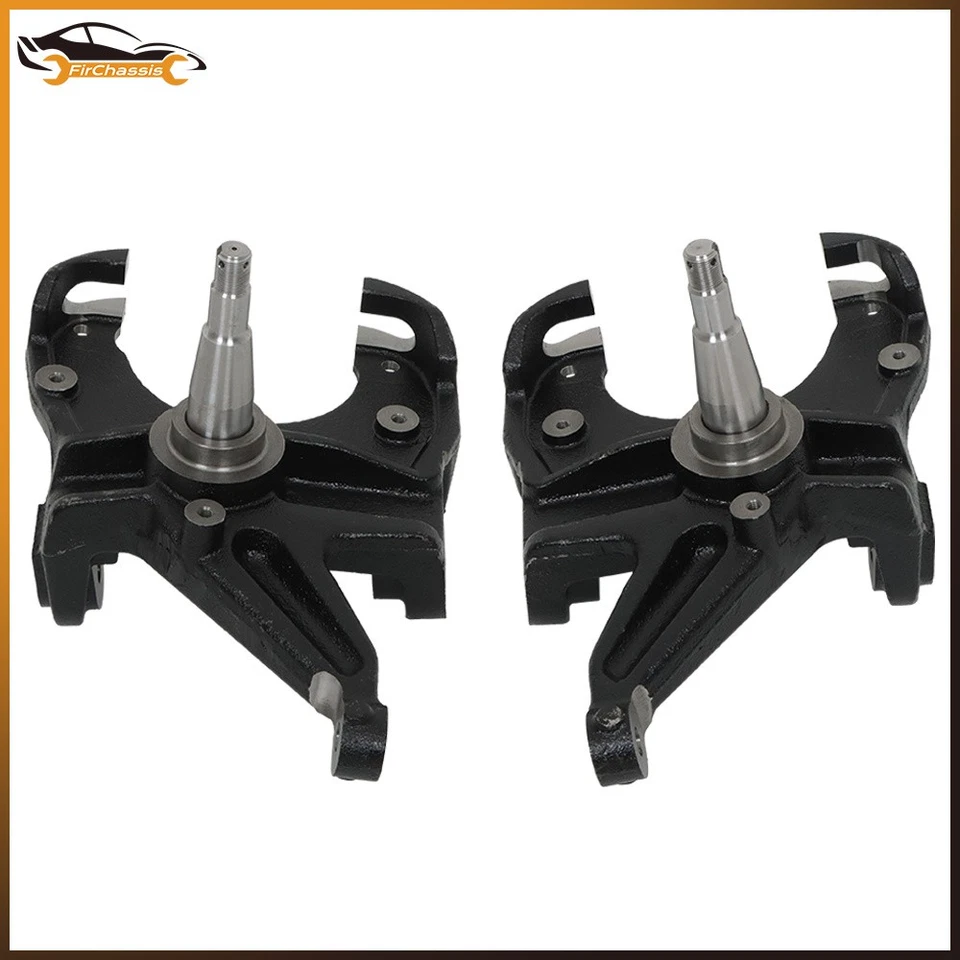 For Chevrolet C10 Pickup 1963-1970 2.5" Front LH & RH Drop Spindles Suspension Foto 2 de 4