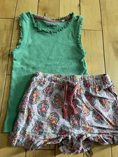 Mini Boden 6-7 Girls Outfit Lot Shorts And Ta...