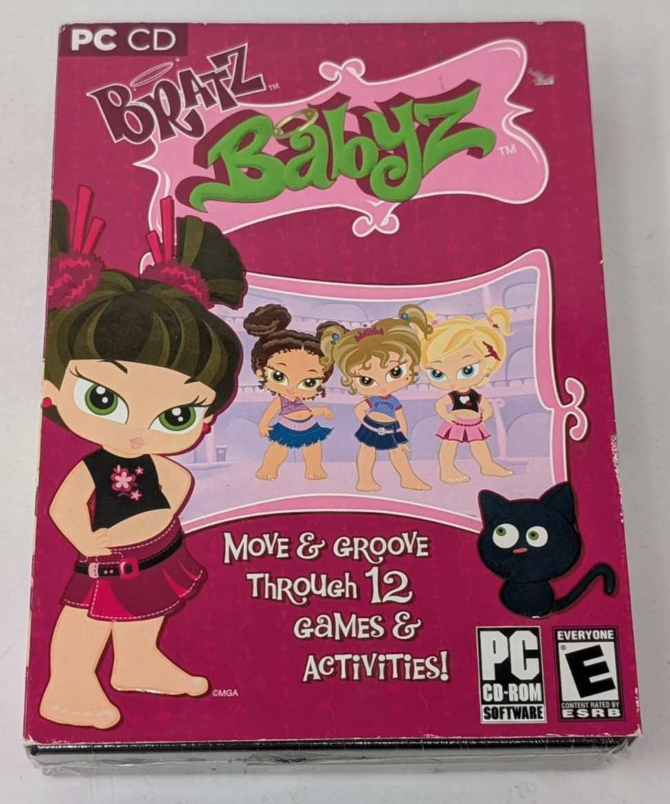 Bratz Babyz PC Game Video Game Y2K Vintage NEW SEALED  Windows XP 2000 ME 98