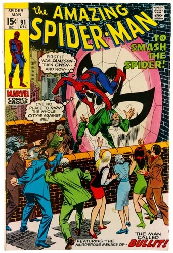 Amazing Spider-Man #91 1970 Marvel Comics VG/FN Comic Book