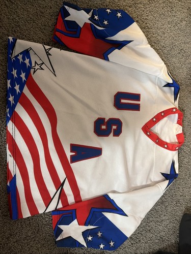 Team USA Game Worn Used Inline Roller Hockey Jersey ProJoy M